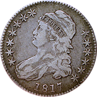 1817 Capped Bust Half Dollar